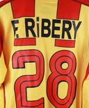 Galatasaray 2004-05 F. Ribery Short Sleeve Home Kit (L)