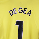 Manchester United 2020-21 De Gea Long Sleeve Goalkeeper Home Kit (M)