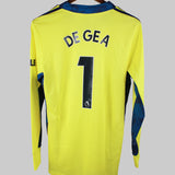 Manchester United 2020-21 De Gea Long Sleeve Goalkeeper Home Kit (M)