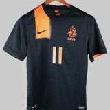 Netherlands 2012-13 Robben Short Sleeve Away Kit (S)