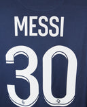 PSG 2021-22 Messi Short Sleeve Home Kit (2XL)