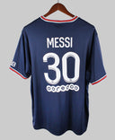 PSG 2021-22 Messi Short Sleeve Home Kit (2XL)