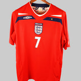England 2008-09 Beckham Short Sleeve Away Kit (L)