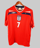 England 2008-09 Beckham Short Sleeve Away Kit (L)