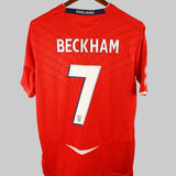 England 2008-09 Beckham Short Sleeve Away Kit (L)