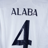 Real Madrid 2023-24 Alaba Short Sleeve Home Kit (XL)