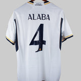 Real Madrid 2023-24 Alaba Short Sleeve Home Kit (XL)