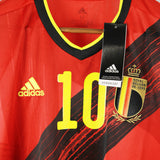 Belgium 2020-21 E.Hazard Short Sleeve Home Kit w/Tags(M)