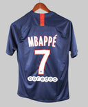 PSG 2019-20 Mbappe Short Sleeve Away Kit (M)