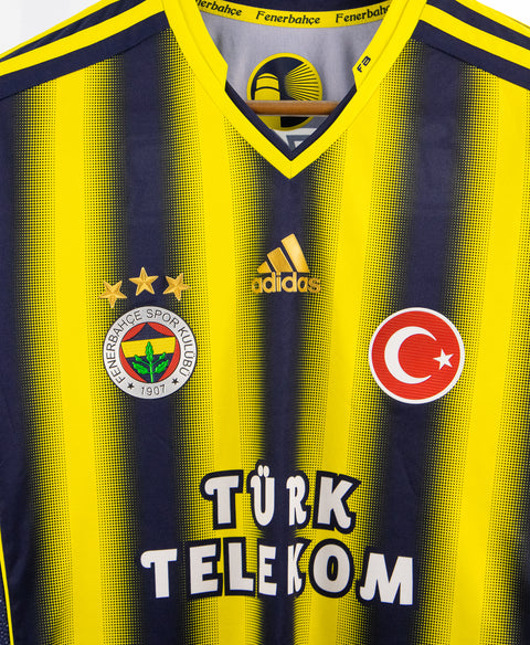 Fenerbahce 2013-14 Kuyt Home Kit (L)