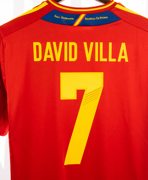 Spain 2012 David Villa Home Kit W/ Tags (L)