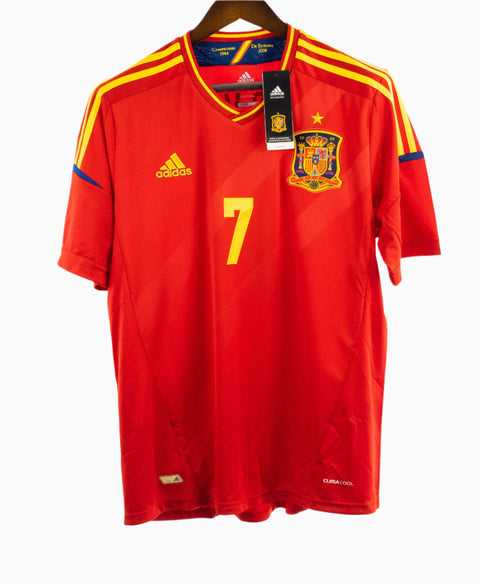 Spain 2012 David Villa Home Kit W/ Tags (L)