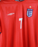 England 2004-05 Beckham Away Kit (XL)