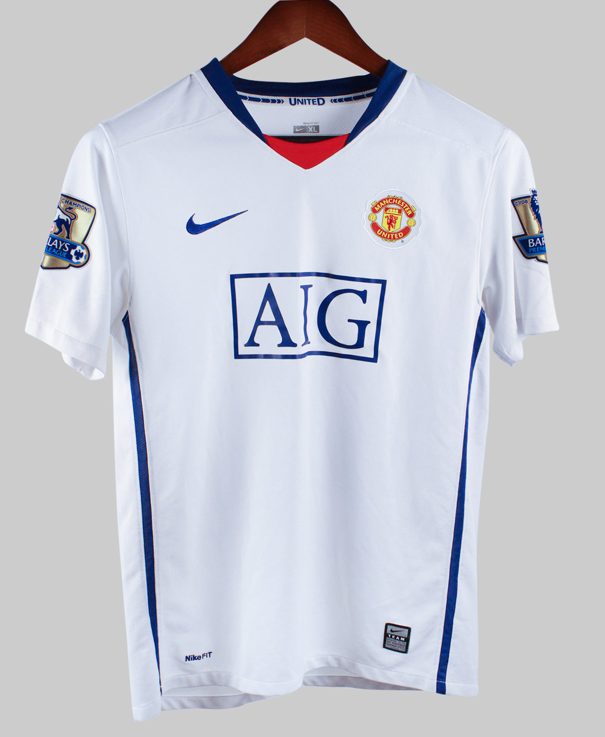Manchester United 2008-09 Ronaldo Away Kit (YXL)