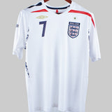 England 2007-2008 Beckham Home Kit (M)