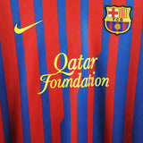 Barcelona 2011-2012 Messi Home Kit (2XL)