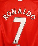 Manchester United 2007-2008 Ronaldo Home Kit (S)