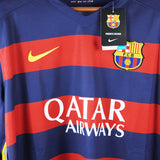 Barcelona 2015-16 Messi Long Sleeve Home Kit w/Tags (L)