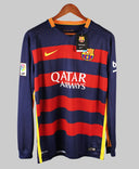Barcelona 2015-16 Messi Long Sleeve Home Kit w/Tags (L)