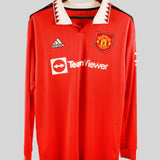 Manchester United 2022-2023 R. Varane Long Sleeve Home Kit (L)