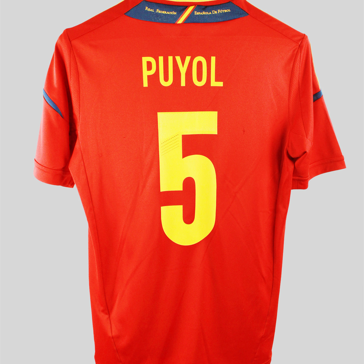 Spain 2012-2013 Puyol Home Kit (S)