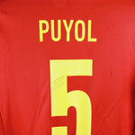 Spain 2012-2013 Puyol Home Kit (S)