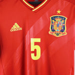 Spain 2012-2013 Puyol Home Kit (S)