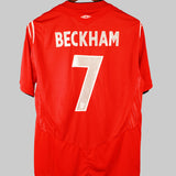 England 2004-05 Beckham Short Sleeve Away Kit (L)