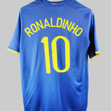 Brazil 2008-2009 Ronaldinho Away Kit (M)