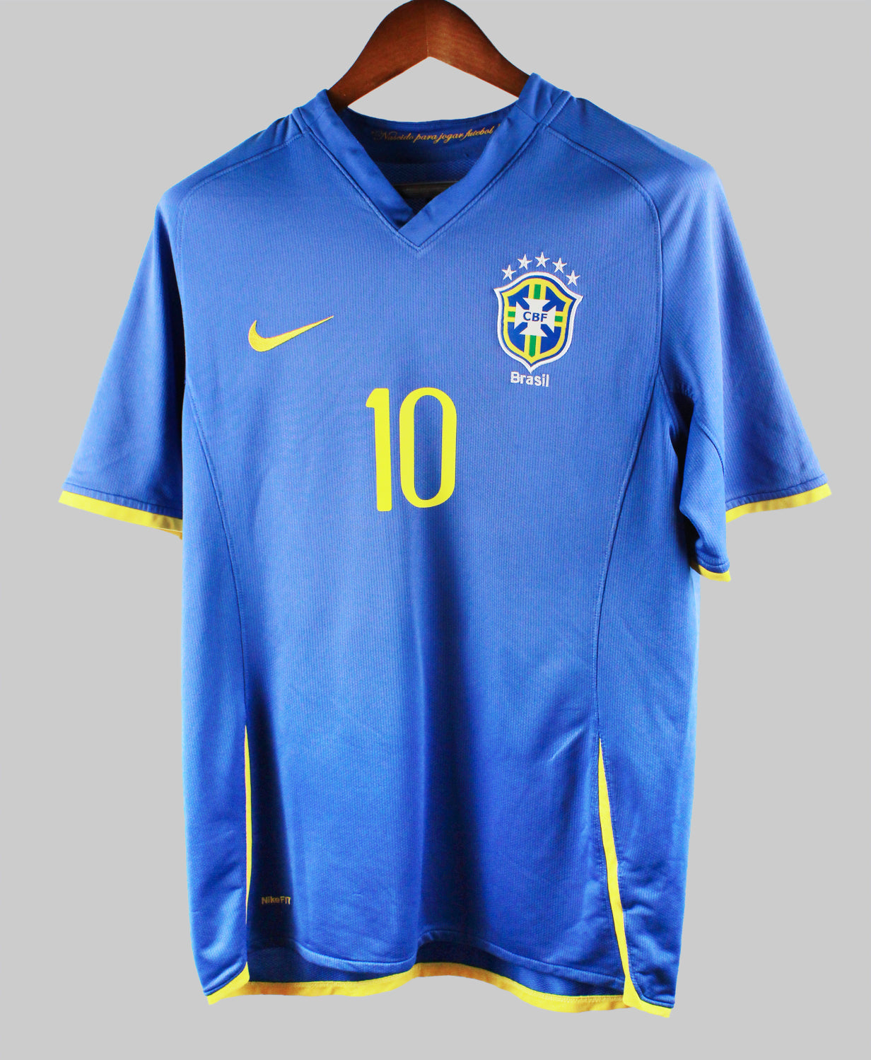 Brazil 2008-2009 Ronaldinho Away Kit (M)