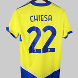 Juventus 2021-22 Chiesa Short Sleeve Third Kit (S)