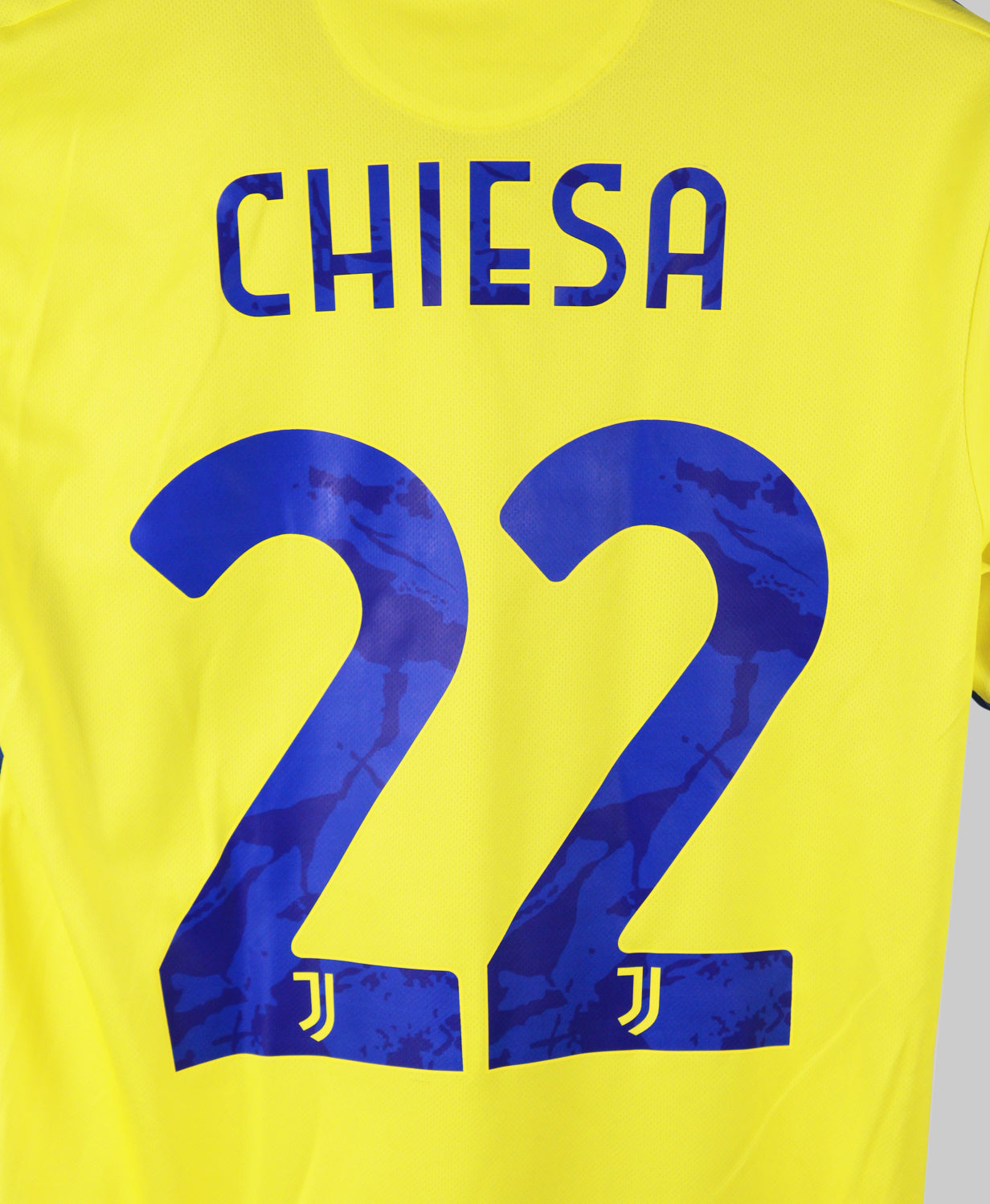 Juventus 2021-22 Chiesa Short Sleeve Third Kit (S)