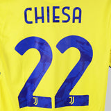 Juventus 2021-22 Chiesa Short Sleeve Third Kit (S)