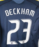 LA Galaxy 2007-08 Beckham Short Sleeve Away Kit (M)