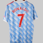Manchester United 2021-22 Ronaldo Short Sleeve Away Kit (XL)