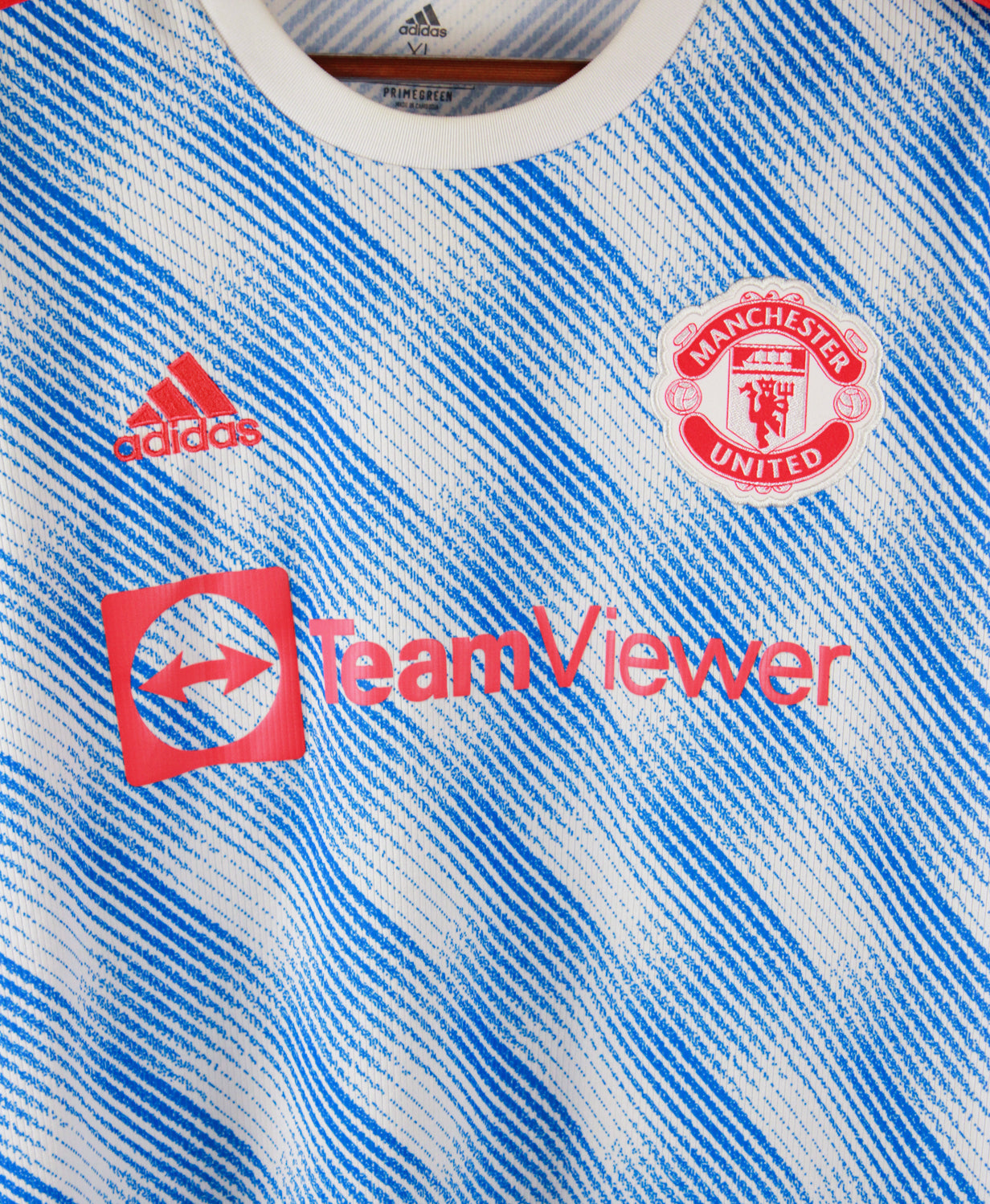 Manchester United 2021-22 Ronaldo Short Sleeve Away Kit (XL)