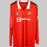 Manchester United 2022-23 Ronaldo Long Sleeve Home Kit (2XL)