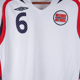 Norway 2008-09 J. A. Riise Short Sleeve Away Kit (S)