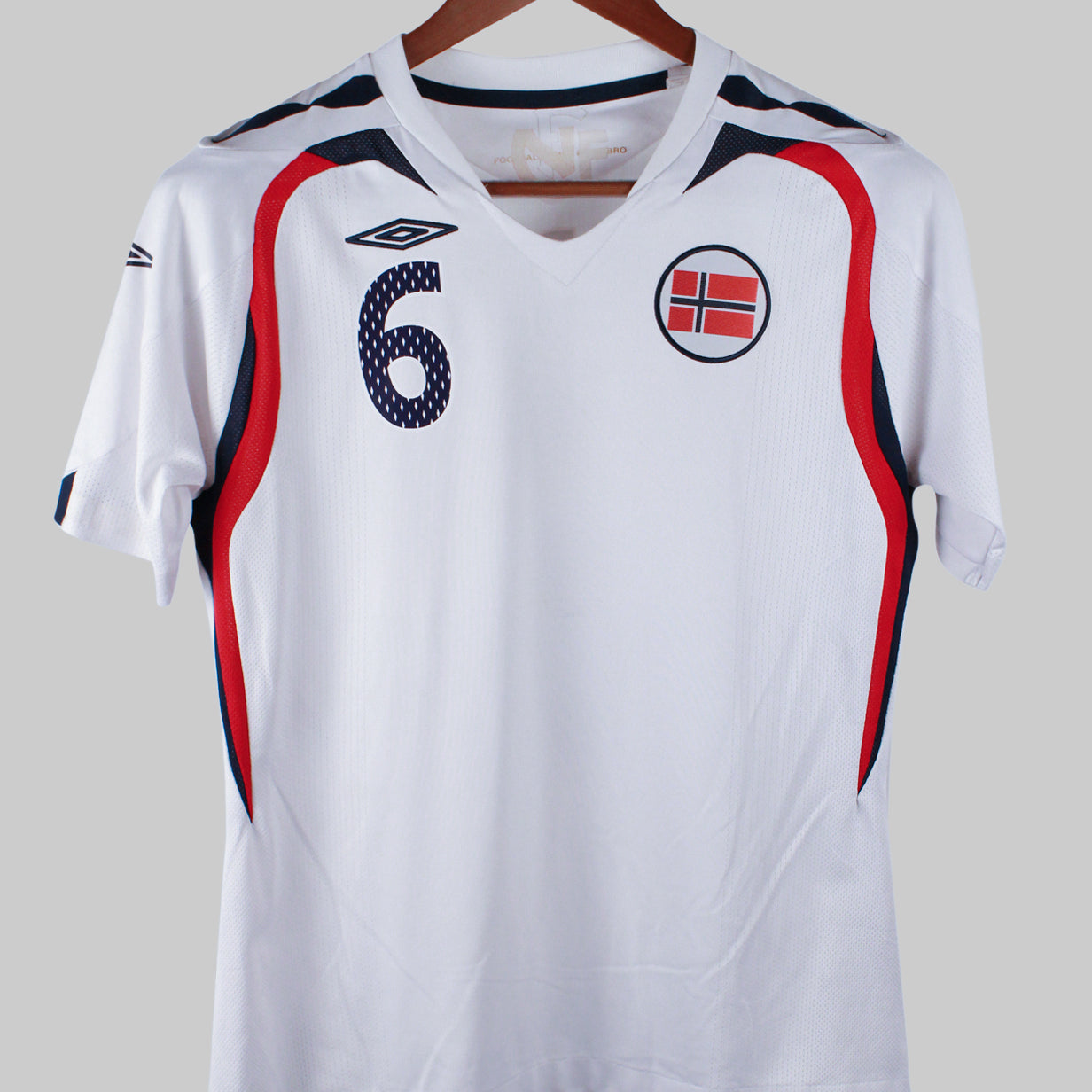 Norway 2008-09 J. A. Riise Short Sleeve Away Kit (S)