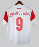 Poland 2010-11 Lewandowski Short Sleeve Home Kit (M)