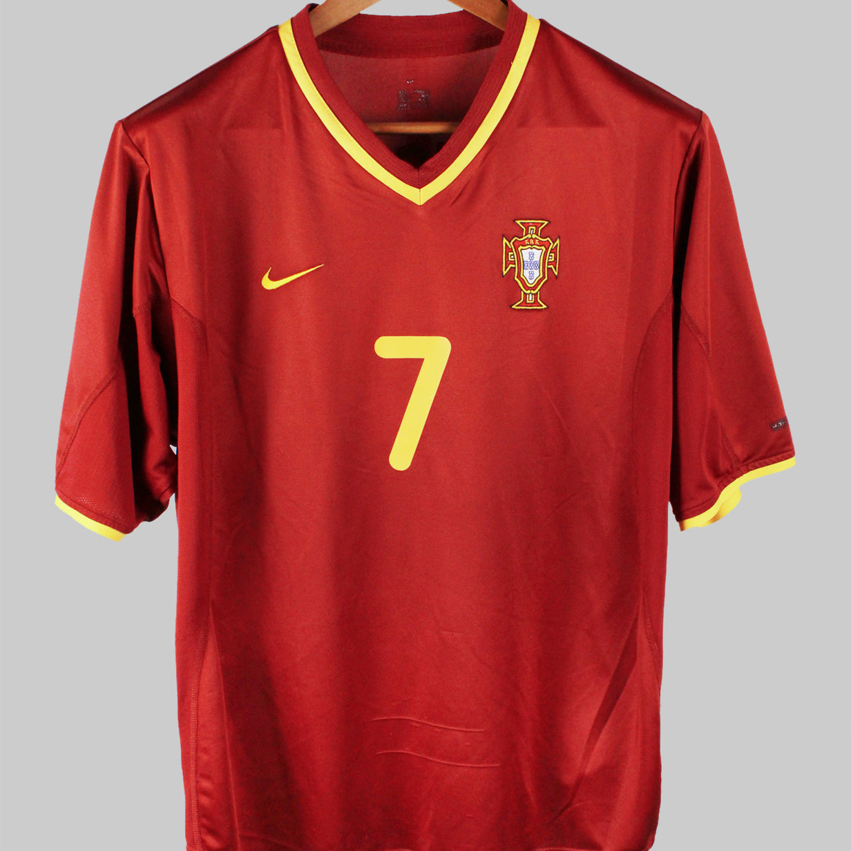 Portugal 2000-01 Figo Short Sleeve Home Kit (M)