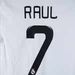 Real Madrid 2008-09 Raul Short Sleeve Home Kit (M)