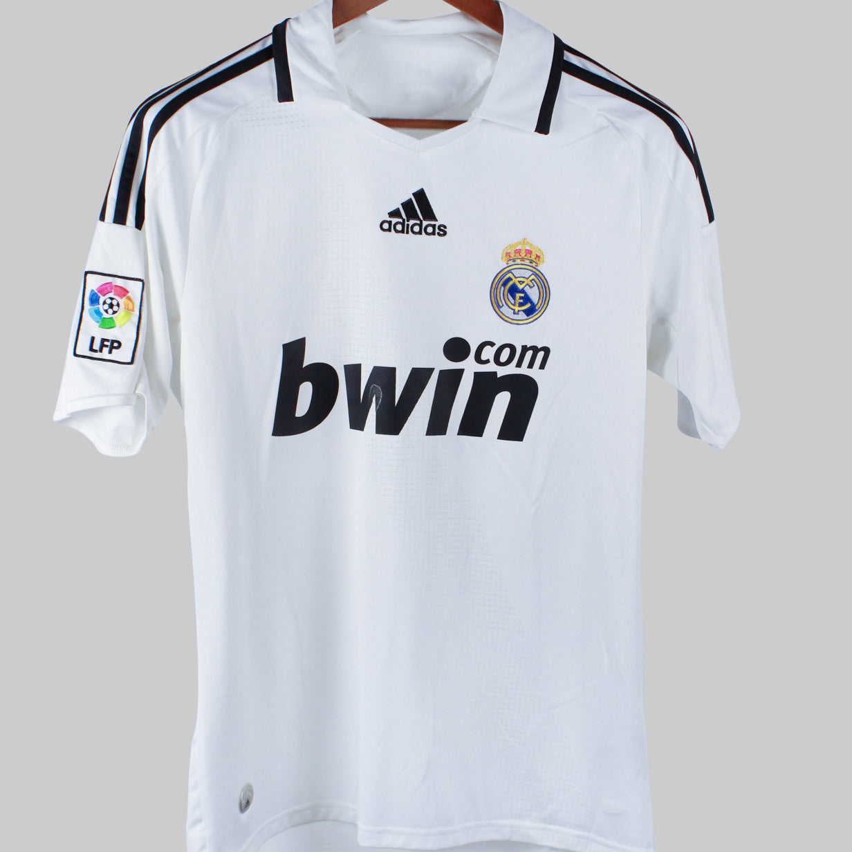 Real Madrid 2008-09 Raul Short Sleeve Home Kit (M)