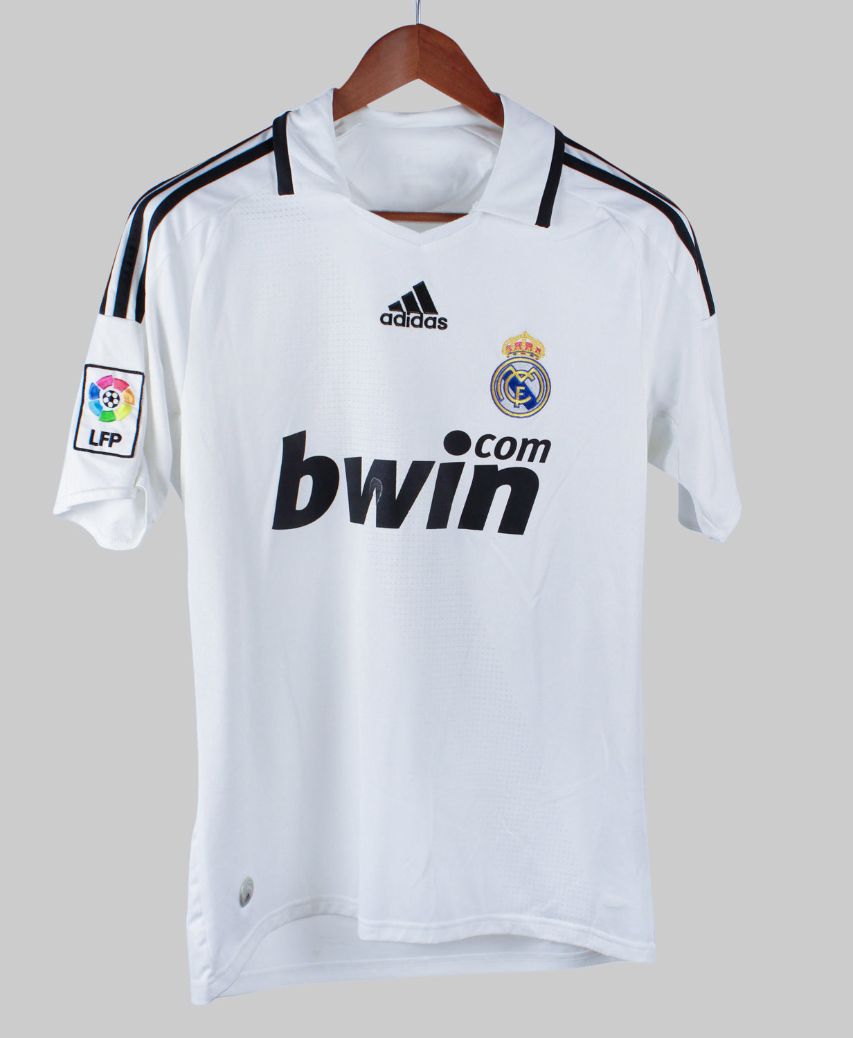Real Madrid 2008-09 Raul Short Sleeve Home Kit (M)