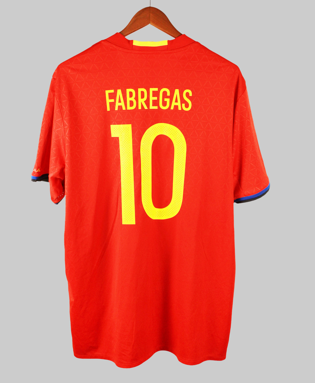 Spain 2016-17 Fabregas Short Sleeve Home Kit (2XL)