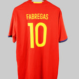 Spain 2016-17 Fabregas Short Sleeve Home Kit (2XL)