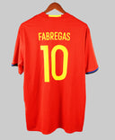 Spain 2016-17 Fabregas Short Sleeve Home Kit (2XL)