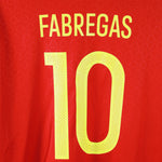 Spain 2016-17 Fabregas Short Sleeve Home Kit (2XL)