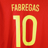 Spain 2016-17 Fabregas Short Sleeve Home Kit (2XL)