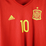 Spain 2016-17 Fabregas Short Sleeve Home Kit (2XL)